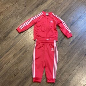 Adidas two piece track suit